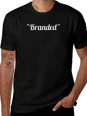 "Branded" Clothing Unisex Short Sleeve Soft Cotton T-Shirt – Casual Everyday Wear